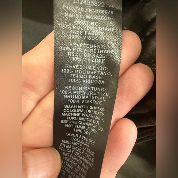 COLLUSION Plus leather look maxi column skirt in black Size 12 - Picture 5 of 8